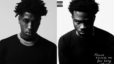 NBA Youngboy & Roddy Ricch album covers; via HNHH