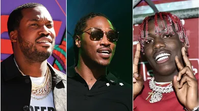 Meek Mill via Leon Bennett/Getty Images, Future via Paras Griffin/Getty Images for Atlantic Records, Yachty via Steven Ferdman/Getty Images