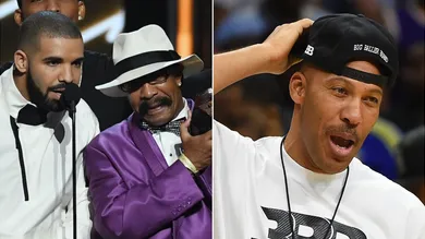 Drake and Dennis Graham via Ethan Miller/Getty Images, LaVar Ball via Jayne Kamin-Oncea/Getty Images