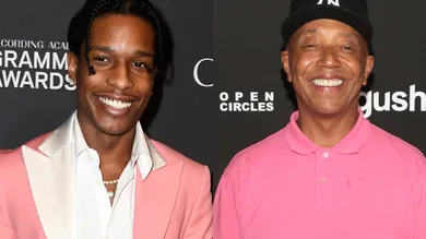 Frazer Harrison/Getty Images (A$AP Rocky) / Jerritt Clark/Getty Images (Russell Simmons)