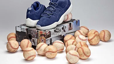 Image Via <a href='https://www.sneakerfreaker.com/sneakers/where-to-buy-the-derek-jeter-x-air-jordan-11-low-re2pect/' rel="nofollow noopener" target='_blank'>SneakerFreaker</a>