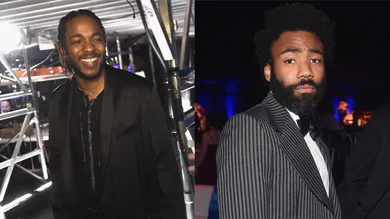 Kendrick Lamar: Nicholas Hunt/Getty Images; Childish Gambino: Alberto E. Rodriguez/Getty Images