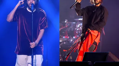 Kendrick: Santiago Bluguermann/Getty Images J. Cole: Steven Ferdman/Getty Images