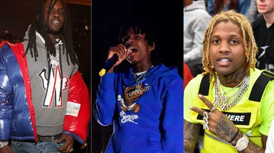Chief Keef: Johnny Nunez/WireImage/Getty Images; Polo G: Larry French/Getty Images; Lil Durk: Paras Griffin/Getty Images
