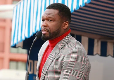 Curtis "50 Cent" Jackson Is Honored With A Star On The Hollywood Walk Of Fame