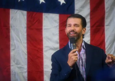 Republican Candidate Ted Budd Campaigns For Senate In North Carolina