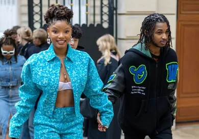 Roger Vivier : Outside Arrivals - Press Day - Hotel Vivier - Paris Fashion Week - Womenswear - Spring Summer 2023