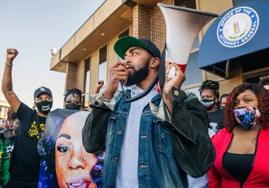 Protesters Gather In Louisville As City Awaits Grand Jury Decision On Breonna Taylor Case