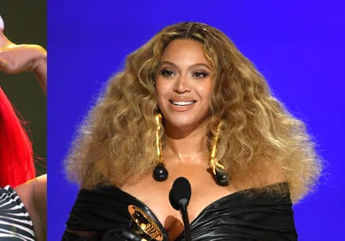 Collage of JT &amp; Beyoncé