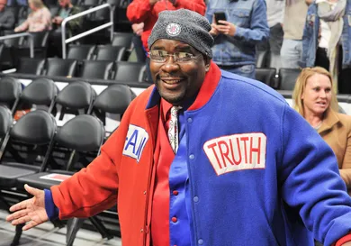 Celebrities At The Los Angeles Clippers Game