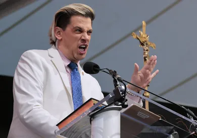 Conservative Catholic Group St. Michael's Media Holds Prayer Rally In Baltimore