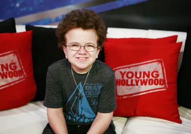 Keenan Cahill Visits Young Hollywood Studio