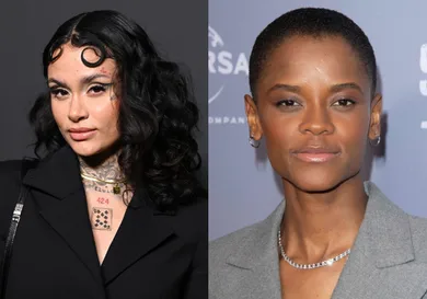 Kehlani and Letitia Wright