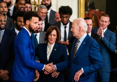 US President Joe Biden Golden State Warriors