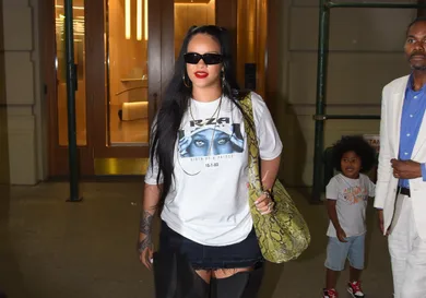 Celebrity Sightings In New York City - August 13, 2022