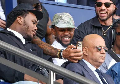 Celebrities At Paris Saint-Germain v ESTAC Troyes