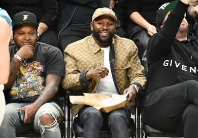 Celebrities At The Los Angeles Clippers Game