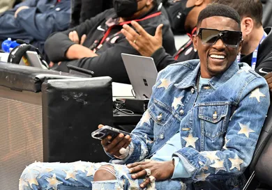 Celebrities Attend Brooklyn Nets v Atlanta Hawks