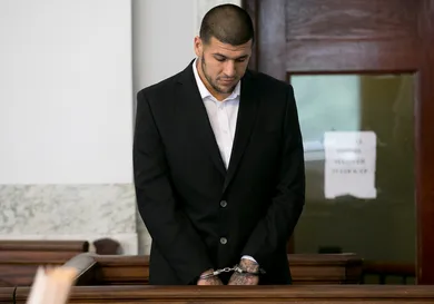 Aaron Hernandez At Attleboro District Court