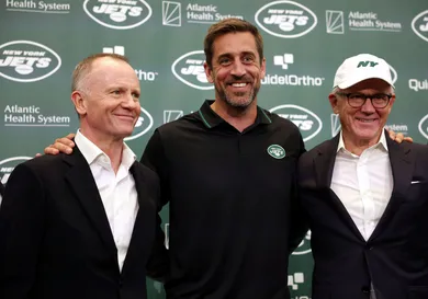 New York Jets Introduce Quarterback Aaron Rodgers