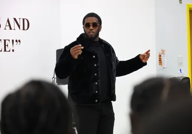 Sean “Diddy” Combs Surprises Students at His Capital Preparatory School in the Bronx
