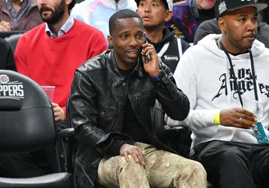 Celebrities At The Los Angeles Clippers Game