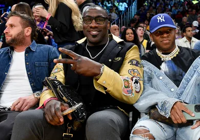Celebrities At The Los Angeles Lakers Game