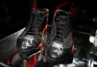Michael Jordan's 1998 NBA Finals Game 2 Air Jordan 13s On Auction At Sotheby's