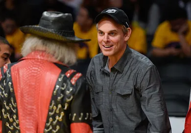 Celebrities At The Los Angeles Lakers Game