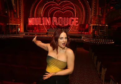 Joanna "JoJo" Levesque Press Day At "Moulin Rouge!" On Broadway