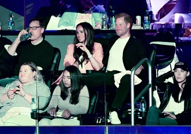 Celebrities At The Los Angeles Lakers Game