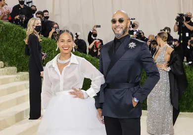 The 2021 Met Gala Celebrating In America: A Lexicon Of Fashion - Arrivals