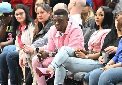 Celebrities Attend Washington Wizards v Atlanta Hawks