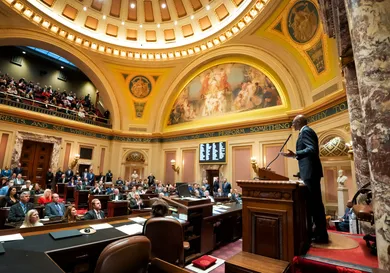 Minnesota Legislature, January 3, 2023, by Glen Stubbe, Star Tribune