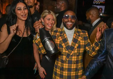 Floyd Mayweather's Private Birthday Party at Restaurant Ours