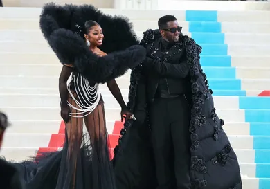 The 2023 Met Gala Celebrating "Karl Lagerfeld: A Line Of Beauty" - Street Sightings