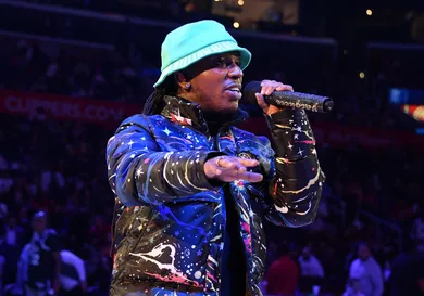 Celebrities At The Los Angeles Clippers Game