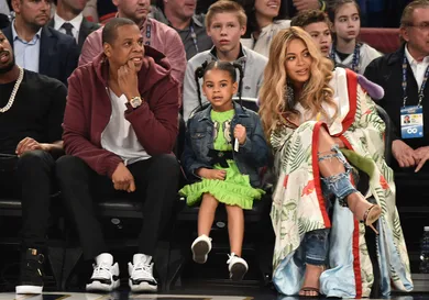 Celebrities Attend The 66th NBA All-Star Game