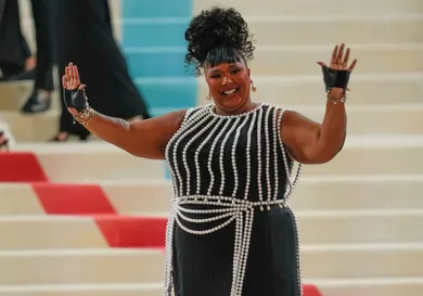 The 2023 Met Gala Celebrating "Karl Lagerfeld: A Line Of Beauty" - Street Sightings