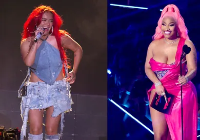 Nicki Minaj Karol G Twitter Tusa Performance