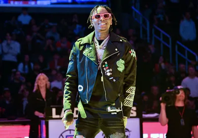 Celebrities At The Los Angeles Clippers Game