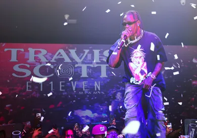 Travis Scott Performs At E11EVEN During 2023 Miami Race Week