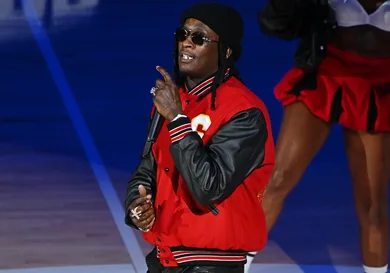 Celebrities Attend Boston Celtics v Atlanta Hawks