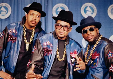 RUN-DMC Pose For Cameras