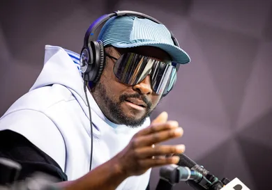 will.i.am Visits The SiriusXM Miami Studios