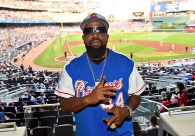 Celebrities Attend Philadelphia Phillies v Atlanta Braves