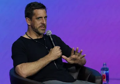 Aaron Rodgers Speaks At Psychedelic Science 2023