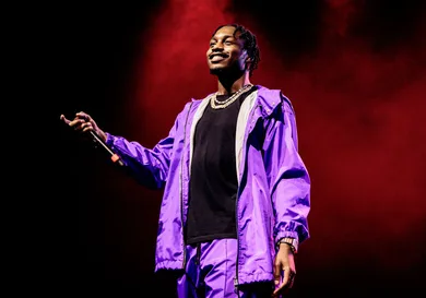 Lil Tjay Performs In Milan