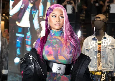 Nicki Minaj at the Diesel Store