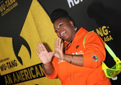 Taniqua Jones, daughter of Old Dirty Bastard, attends the Wu